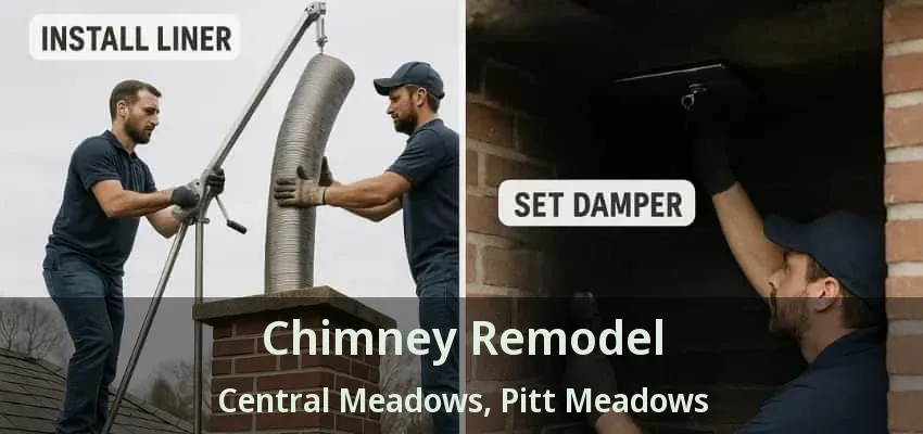 Chimney Remodel Central Meadows, Pitt Meadows - BC