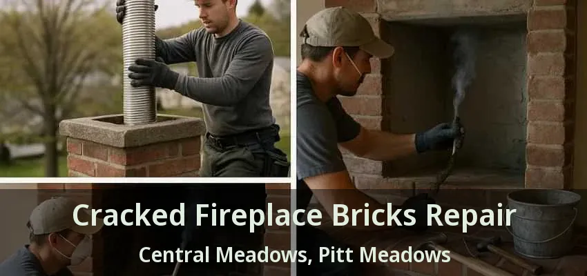 Cracked Fireplace Bricks Repair Central Meadows, Pitt Meadows - BC
