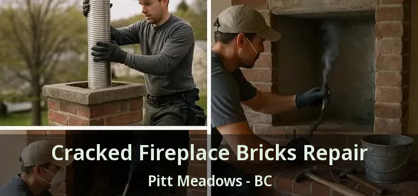 Cracked Fireplace Bricks Repair Pitt Meadows - BC